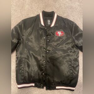 49er Black Bomber Jacket